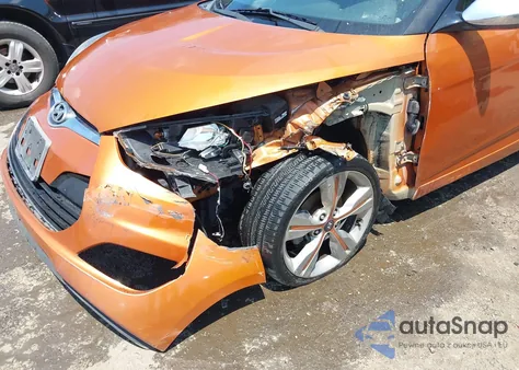 2016 Hyundai Veloster from USA, damaged, VIN KMHTC6AD8GU285909